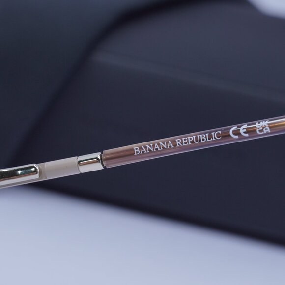 Banana Republic BR225 0SD9 00 Square Eyeglasses 53mm – Transparent Beige - Picture 7 of 10